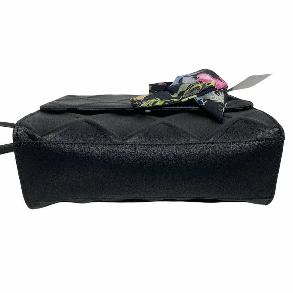 Betsey Johnson Top Handle Scarf Satchel - Picture 4 of 8